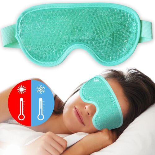 Kalanka-Vidapirme Masque Yeux Froid ¿ Gel Yeux Fatigués Et Gonflés ¿ Masque Visage Froid Anti-Cernes ¿ Gel Réutilisable Pour Les Yeux 
