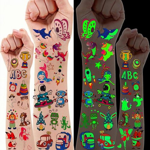 ASFASFq-300+ Pièces Tatouage Ephemere, Tatouage Enfant Garcon Gommettes Autocollantes Jouet Enfant 3 4 5 6 7 8-12 Ans Cadeau Anniversaire Enfants Invites Animaux de la Ferme Stickers Pinata Anniversa