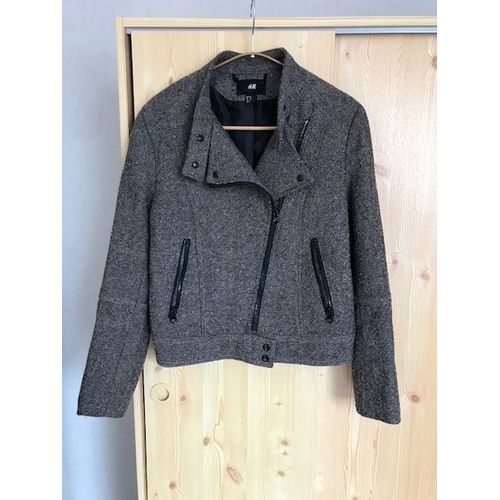 Manteau Blouson Marque H&M Taille 40 Laine Acrylique Viscose Très Bon État