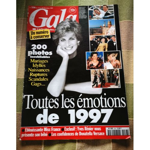 Gala N°236 18/12/1997 200 Photos Inoubliables 1997