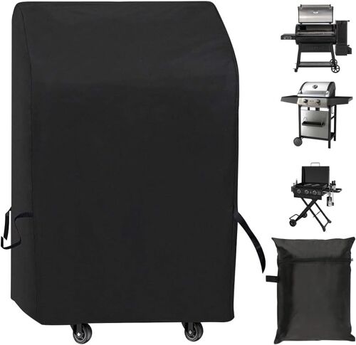 LORANKA-Housse de barbecue résistante aux intempéries - 82 x 66 x 110 cm - Oxford 420D - Résistante à la déchirure - Étanche - Pour l'extérieur