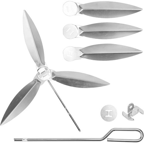 ASFASFq-Lot de 2 Systèmes de Nettoyage One Touch de 56,9 cm, 25-1/2-Inch Kit de Nettoyage One Touch compatibles avec Les pièces de Barbecue Weber, 7444 Weber Kettle Barbecues