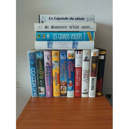 Gros Lot De 14 Cassettes Vidéo - Vhs