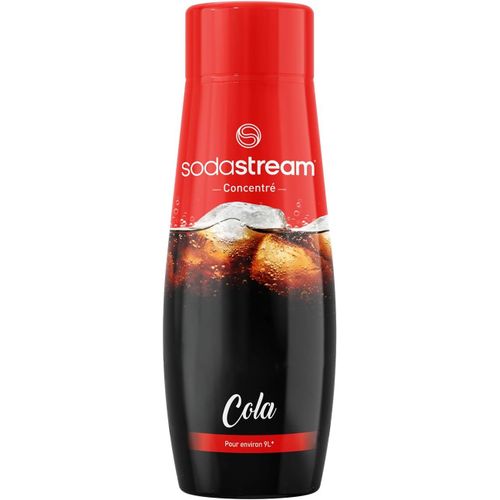 ASFASFq-SodaStream Concentré Cola pour Machine à Eau Pétillante et Soda | Préparez jusqu'à 9 Litres de Cola en Quelques Secondes, 440ml