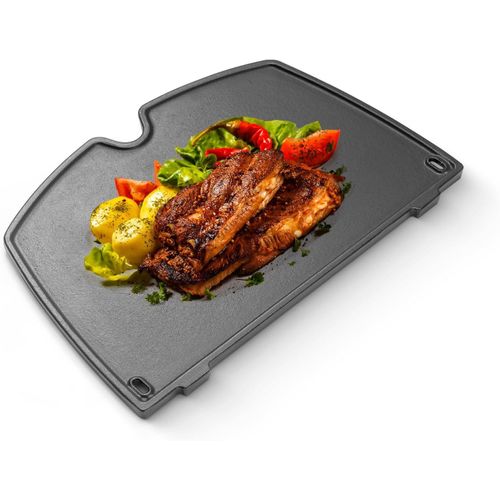 ASFASFq-6559 Plaque de cuisson en fonte pour modèles de barbecue à gaz Weber Q200, Q220, Q240, Q260, Q2000, Q2200, Q2400, 38,9 cm