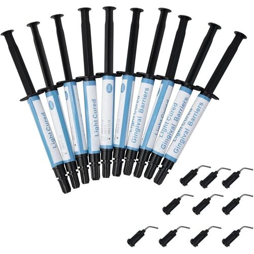 Asfasfq-10 Pcs 3ml Gel De Blanchiment Des Dents Professionnel Et Protection Gingival En Résine Polyacrylique Pour Clinique Dentaire Et Utilisation Domestique Blanc