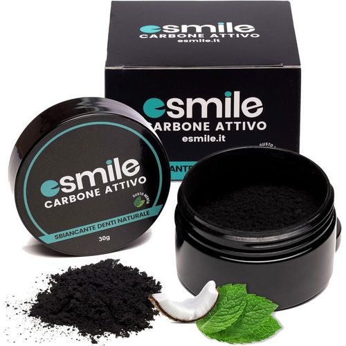 Asfasfq-Esmile Charbon Blanchissant Dents Immédiat ¿ Poudre Charbon Dent Blanche Naturelle À La Menthe ¿ Blanchiment Dentaire Poudre À Base De Noix De Coco ¿ Sans Additifs, Charbon Dent Infinitive Blanc