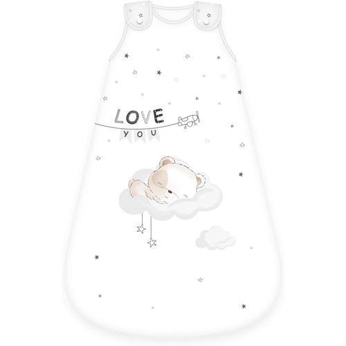 Kalanka-Baby Best Gigoteuse Pour Bébé Sleeping Little Bear, Motif Ourson, 70 X 45 Cm, Fermeture Éclair Sur Le Pourtour Et Boutons-Pression