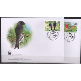 Seychelles Enveloppes Wwf Les Oiseaux 2008