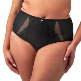 Culotte Taille Haute Noir En Coton