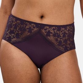 Culotte Taille Haute - Violet Mûre