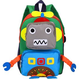 Sac à dos de voyage pour tout-petits, cartable de maternelle, mignon, robot de dessin animé, pour bébé