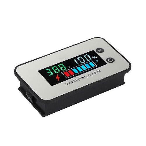 Moniteur De Batterie Étanche Ipx7, Testeur De Capacité De Batterie 7-100 V, Avec Alarme Sonore Et Température