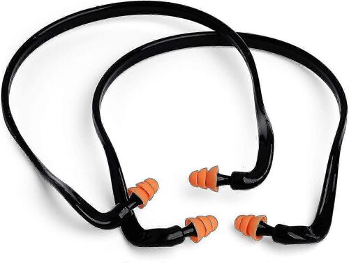 Lot De 2 Paires De Bouchons D'oreille Réutilisables En Silicone Pour Le Tir, Le Travail, La Chasse Et La Protection Auditive 