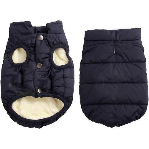 Manteau Coupe-Vent Pour Chien À 2 Couches Avec Doublure Polaire Extra Chaude Et Douce