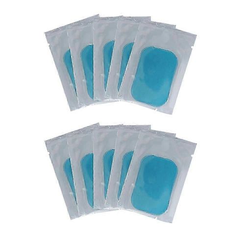 Coussinets De Gel De Remplacement Pour Ceinture Abdominale Tonifiante Ems Abs Trainer, Autocollants, Feuilles De Gel (1 Sachet, Bleu)