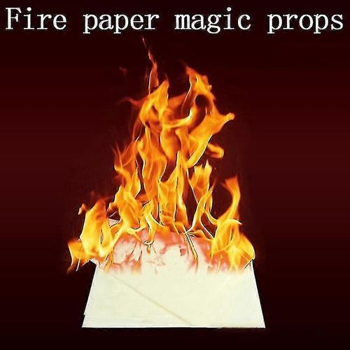 Papier Magique Flash 20 X 25 Cm - 5 Pièces Pour Des Tours De Feu Spectaculaires