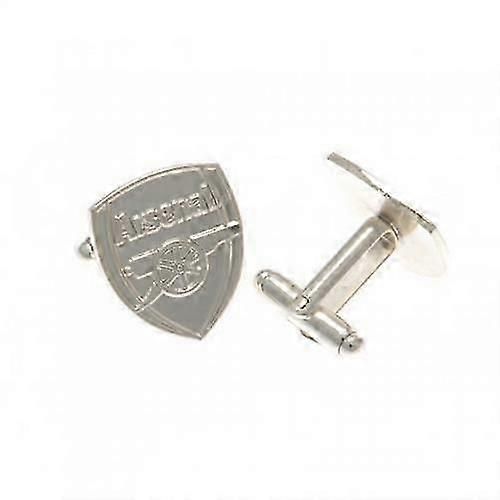 Boutons De Manchette En Boîte Plaqués Argent Crest