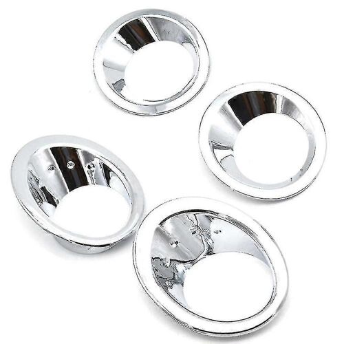 Garniture De Phare Antibrouillard Avant Et Arrière Chromée Pour Nissan Qashqai/Dualis J10 (2007-2009)