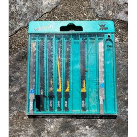 Kit de lames de scie sauteuse 10 pièces