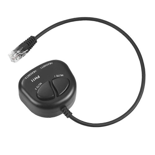 Adaptateur de formation pour commutateur muet TWO, double prise RJ9 vers prise mâle pour casque RJ9 pour casque de centre d'appels