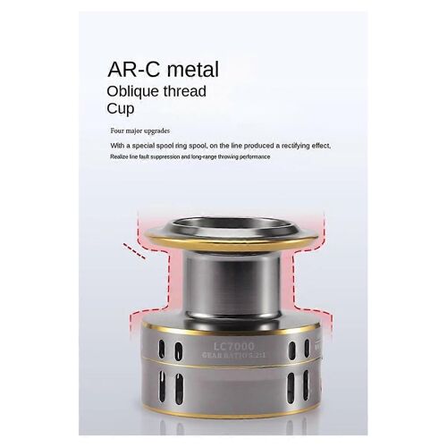 Moulinet De Pêche Nouveau Style, Poignées Gauche Et Droite Interchangeables, Moulinet À Tambour Fixe, Haute Vitesse Sans Couture