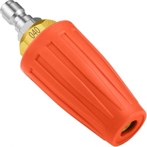Buse turbo pour nettoyeur haute pression, buse rotative de 4 000 psi max. avec raccord de 1/4 pouce.