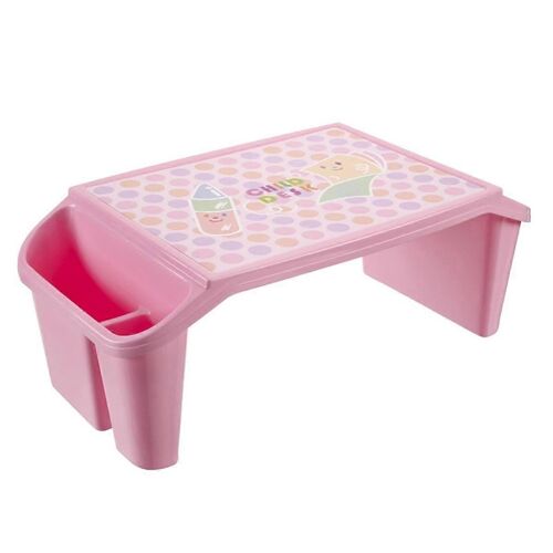 Plateau de bureau pour enfants, plateau de bureau portable pour enfants, bureau en plastique pour lit, salle de classe, ordinateur portable, voiture pour enfants