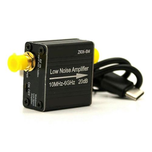 Module de préamplificateur de puissance RF LNA 100 kHz-6 GHz/10 GHz, amplificateur LNA à faible bruit et gain élevé 20 dB ZK06-BM
