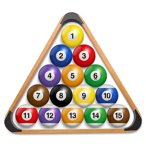 Billard En Bois Ball Rack Solid Triangle Rack Pool Ball Racks Triangle Billard Ball Racks Billard Triangle Rack