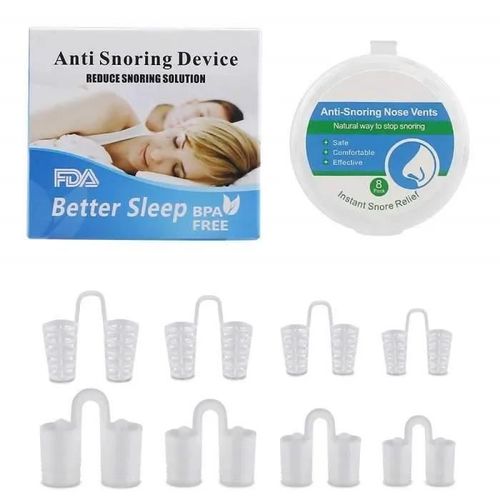 8pcs Dispositifs Anti Ronflement, Dilatateur Nasal Unisexe Aide À Lutter Contre Le Ronflement Et Améliorer La Qualité Du Sommeil 