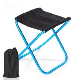 Camping En Plein Air Portable Pliant Durable Petit Tabouret En Alliage D'aluminium Matériel Voyage Ultra Léger Et Décontracté Petit Mazza--Blue