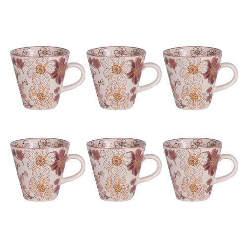 Coffret De 6 Tasses Kiyo 17 Cl
