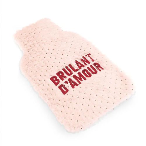 Bouillotte en fourrure brulant damour