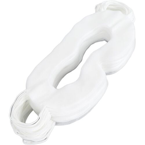 Vr Housse Anti-Transpiration Jetable Et Respirante, Hygiène Anti-Transpiration Avec Lanière, Rangement Pratique Pour Les Entraînements Intenses, 50 Pièces, Blanc