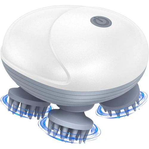 Masseur De Tête Électrique, Masseur De Cuir Chevelu Pour Chiens Et Chats Avec 4 Têtes De Massage, Ipx6 Étanche, 3 Modes De Pétrissage, Masseur Portable Pour Chats, Pour Massage Complet Du Corps