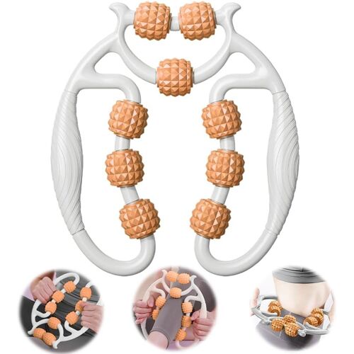Kal-Rouleau De Massage Pour Jambes, Muscles Des Jambes -Rouleau De Massage Des Tissus Profonds Avec 9 Roues -Appareil De Massage Des Muscles Des Jambes -Rouleau De Massage Pour Les Jambes, Les