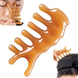 Peigne De Massage À Dents Larges | Peigne Gua Sha Polyvalent | Appareil De Massage De La Tête | Brosse De Massage Du Cuir Chevelu | Appareil De Massage Du Visage | Appareil De Massage Du Cuir Chevelu