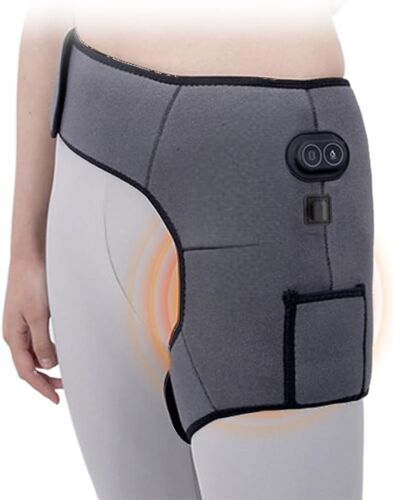 Coussin Chauffant Sans Fil Pour Soulager La Douleur Sciatique, 3 Niveaux De Chaleur, Coussin Chauffant Pour Les Hanches Avec 6 Modes De Massage Par Vibration, Enveloppe Chauffante Avec Batterie