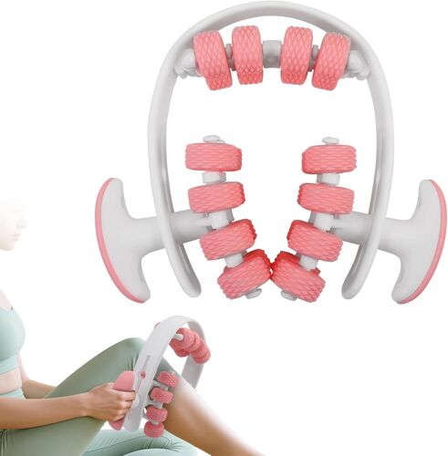 Appareil De Massage Cellulite Pour Les Jambes Avec 24 Rouleaux Et Rouleau De Massage À 360° Pour Jambes, Anti-Cellulite Avec Largeur Réglable, Appareil De Drainage Lymphatique Pour Les Lip?dèmes