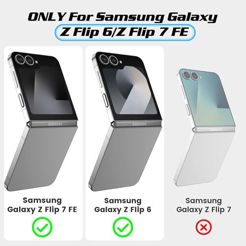Coque pour Samsung Z Flip 6, Anneau Rotatif à 360° Intégré, Protéger la Caméra et L'écran, Antichoc Coque de Protection pour Galaxy Z Flip 6 5G 2024 (Bleu)