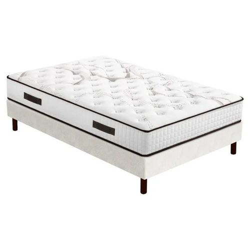 Matelas Myriade 4 + sommier SR15 - 180x200 - Mousse - Hauteur 23 cm - Soutien medium