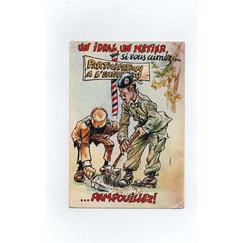 Carte Série Militaires ,Années 70 Editions Lyna-Paris - Un Idéal, Un Métier ...