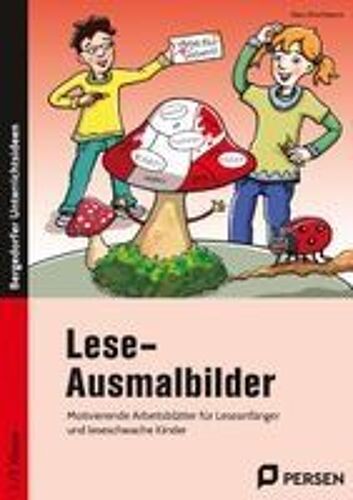 Lese-Ausmalbilder