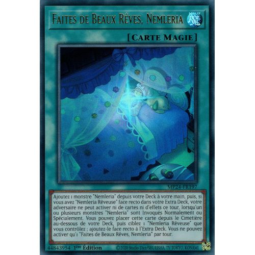 Yu Gi Oh Mp24 Fr197 Faites De Beaux Rêves Nemleria Ultra Rare