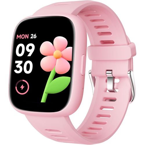 Montre Intelligente pour Enfants avec localisateur GPS (iOS Uniquement), Montre Sportive avec Compteur de Pas et Suivi du Sommeil, étanche IP68, Jeux de réflexion, pour garçons 5-12 Ans
