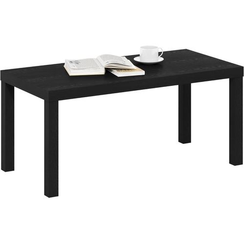 Classique Table Basse,Bois D'ingénierie,Noir,99,01 (W)X44,5 (H)X48,01 (D) Cm