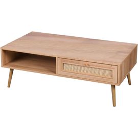 Bali Table Basse Avec 1 Tiroir 110x59xh39cm