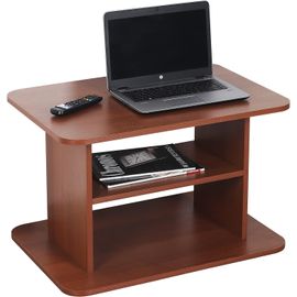 Table Basse Salon 69x45x50 Cm Wm094-Er Table D'appoint Avec Rangement Chêne Marron Rustique ¿