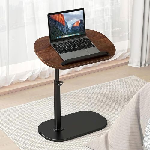 Table D'appoint En Forme De C,Petite Table Basse En Bois Réglable En Hauteur,Le Bureau Peut Être Retourné,Table Basse Mobile Moderne Pour Salon Et Chambre À Coucher
